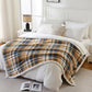 Sherpa Blanket Twin Plaid Thick Bed Blanket
