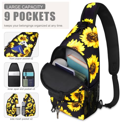 Crossbody Bags for Women Men Trendy Sling Bag Backpack Chest Bag