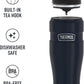 THERMOS Stainless King Travel Tumbler, 16 Ounce, Vacuum-Insulated | Midnight Blue | Pack of 4