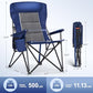 Oversized Camping Chairs High Back Heavy Duty Lawn Chair 500LBS