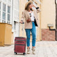 Carry On Luggage 22x14x9 Airline Approved 20 Inch Suitcases