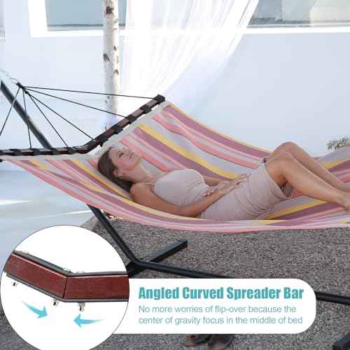 12FT 2 Person Hammock V Shaped Spreader Bar