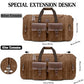 Waxed Canvas Duffle Bag for Men