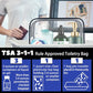 16 Pack Waterproof Cosmetic Bag TSA Approved Toiletry Bag (16 Count)