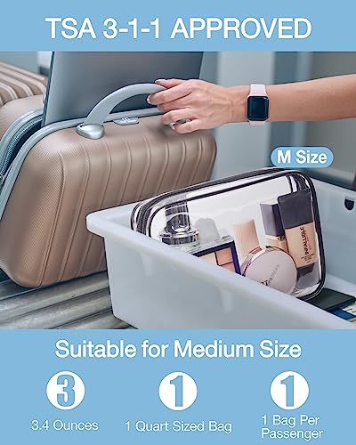 Clear Toiletry Bag 2 (2 Count)