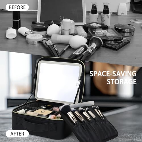 Makeup Bag with Led Mirror