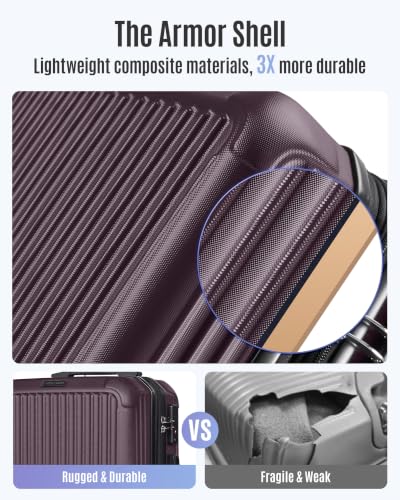 20 Inch Carry On Luggage 22x14x9 Airline Approved