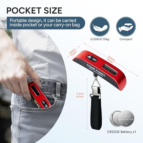 Luggage Scale Digital Suitcase Weight Scale for Travel