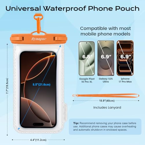 Waterproof Phone Pouch 2 Pack (2 Count)