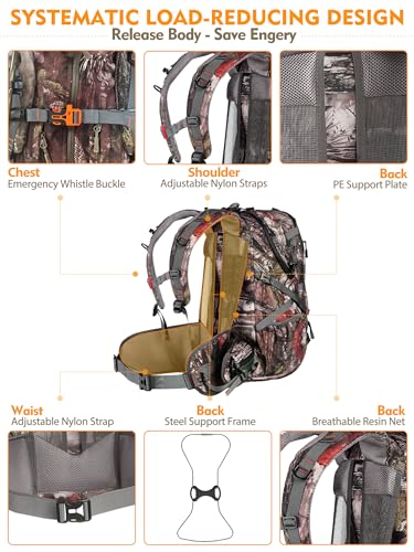 Hunting Backpacks for Men 35L