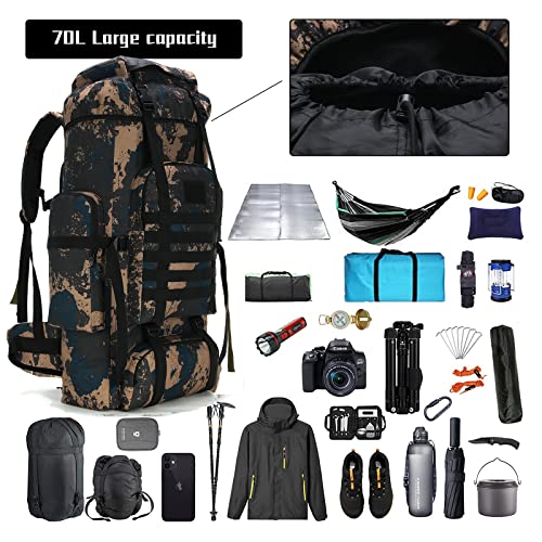 Hiking Backpack for Men 70L