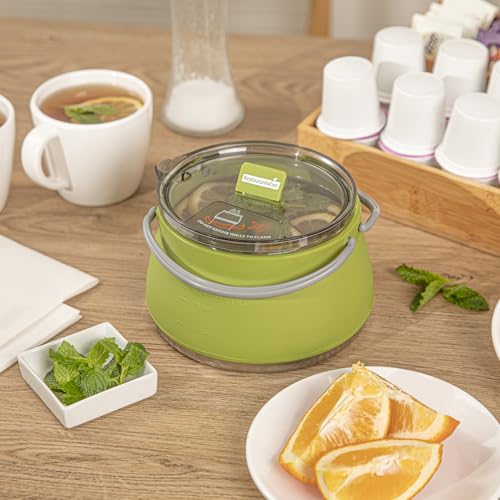 1L Green Silicone Collapsible Kettle