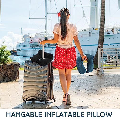 2 Inflatable Neck Pillow Airplane Travel (2 Count)