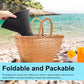Beach Hats for Women Big Straw Wide Brim Summer Hat Floppy Foldable Roll up Cap Sun Hat UPF 50+