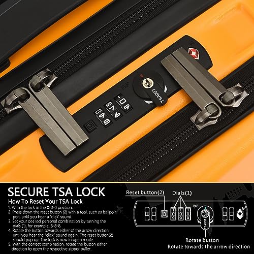 16" Carry on Luggage with 2 Laptop Compartments Airline Approved