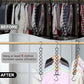 12 Pack Space Saving Hangers for Clothes Sturdy Metal Hangers Heavy Duty (12 Count)