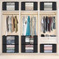8 Pack Storage Bags for Clothes Blanket Storage Bins with Lids (8 Count)