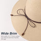 Womens Sun Straw Hat Bowknot Hat Summer Wide Brim Bucket Hats Foldable Beach Sun Hats Roll up UPF 50+
