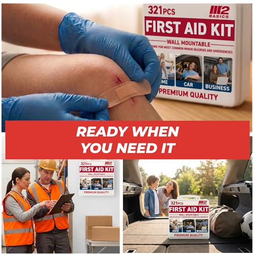 321 Piece Premium First Aid Kit