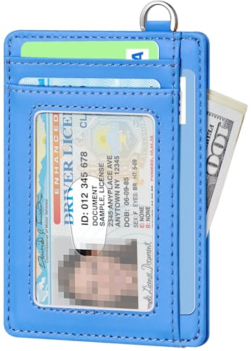 Slim Minimalist Wallet RFID Credit Card Holder for Men