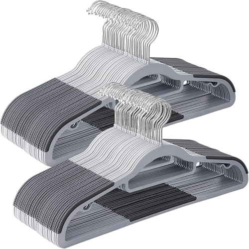 Plastic Clothes Hangers 50 Pack (50 Count)