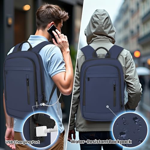 Business Backpack for Men Lightweight Commute Laptop Backpack Anti