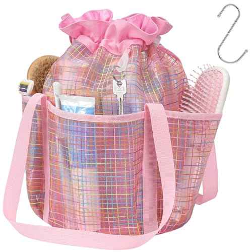 Mesh Shower Caddy Portable with Drawstring