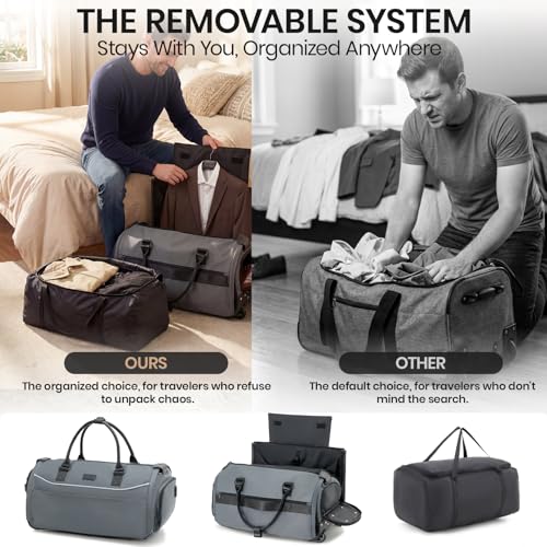 Carry On Rolling Garment Bag with Wheels