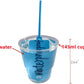 100pcs Reusable Blank Plastic Tags Ties Key Tags 1.45"*2.48" Serrated Tension Sealing Strap with Large Label Plastic Tie Mark Label Waterproof Hang Sign Write on Tag (Blue, 100pcs)