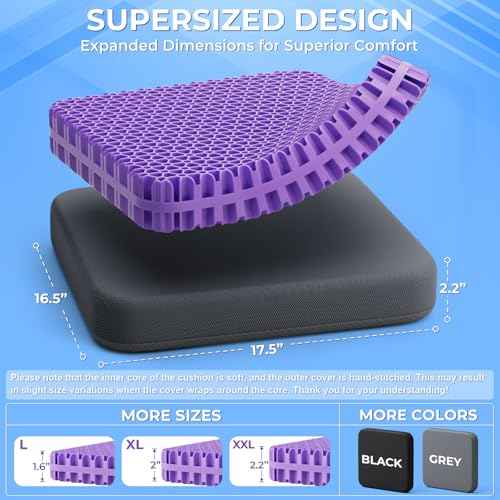 Gel Seat Cushion for Long Sitting