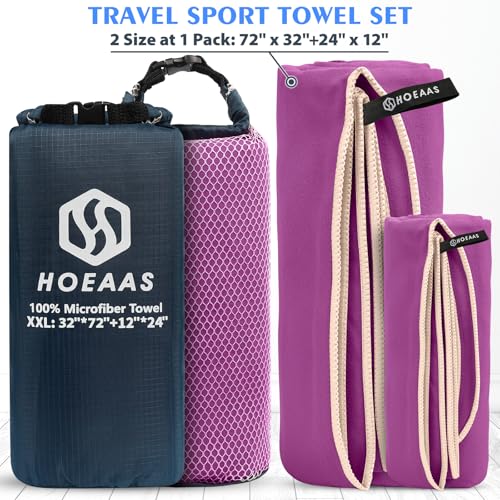 Microfiber Camping Towels (2 Count)