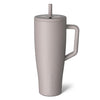 BrüMate Era 40 oz Tumbler with Handle and Straw | 100% Leakproof Insulated Water Bottle Tumbler with Lid and Flexible SoftSip Straw | Made of Stainless Steel | Cup Holder Friendly | 40oz (Mocha)