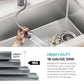 Fairlane 15 inch Undermount Single Bowl 18