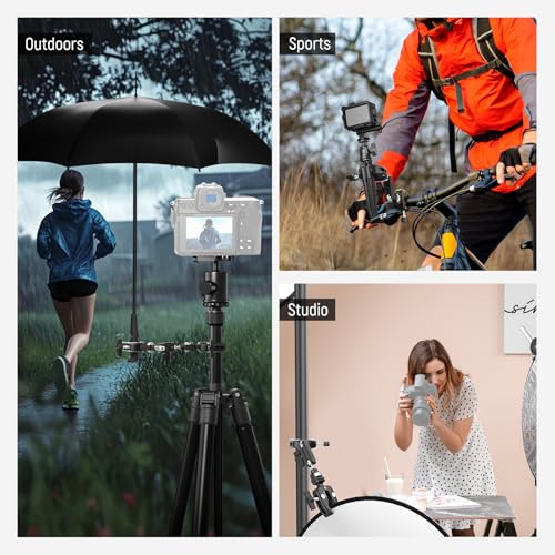 Double Super Clamp Camera Mount with Magic Arm