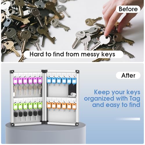 24 Key Box Wall Mount with Code and Key
