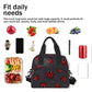 Funny Animal Ladybug Insulated Lunch Bag with Detachable Shoulder Strap Tote Bag for Women Men Adult Reusable Containers Organizer Thermal Cooler Bag for School Work Travel Lunch Box (B:Funny Ladybug)