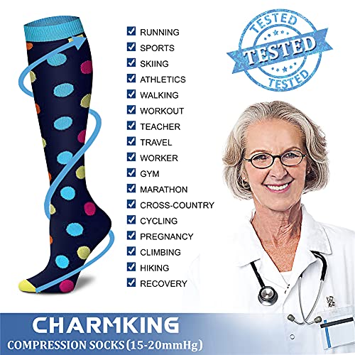 Compression Socks for Women & Men Circulation (3 Count)
