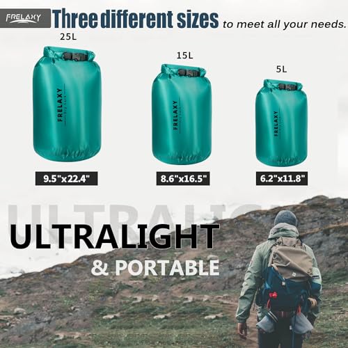 Waterproof Dry Bag 3 Pack (3 Count)