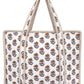100% Cotton Quilted Tote Bag For Women