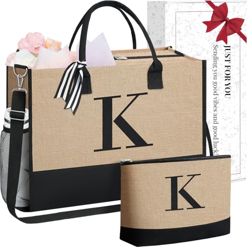 Personalized Initial Tote Bag