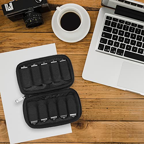 10 Slots Neoprene USB Flash Drive Case with 20 Identification Labels