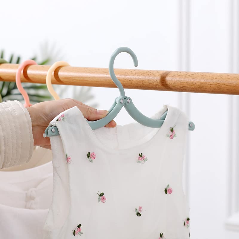 24 Pcs Travel Hangers with 48 Pcs Clips (24 Count)