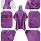 Hooded Rain Poncho Packable Waterproof Unisex Raincoat with Pocket