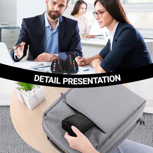 USB Flash Drive Case Organizer Premium Soft Neoprene Storage Holder with 20 Slots and 20 Label Tags for Thumb Drives