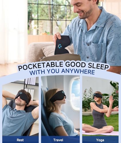 Sleep Headphones 3D Sleep Mask with Bluetooth