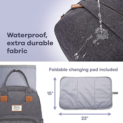 Baby Diaper Bag Backpack with Changing Pad