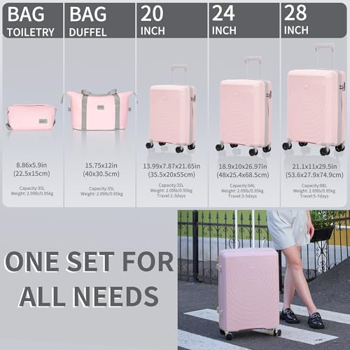Luggage Sets 5 Piece (5 Count)
