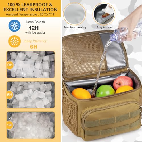 Tactical Double Deck Cooler Backpack for Men