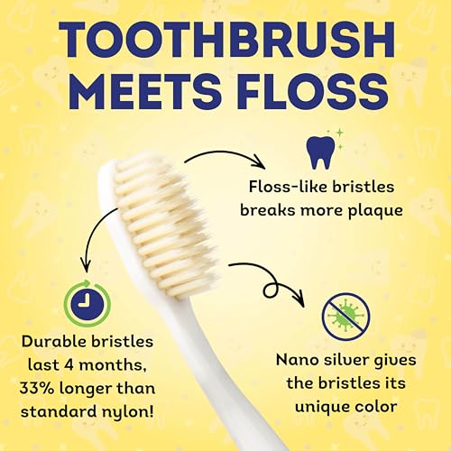 Soft Flossing Toothbrush (4 Count)