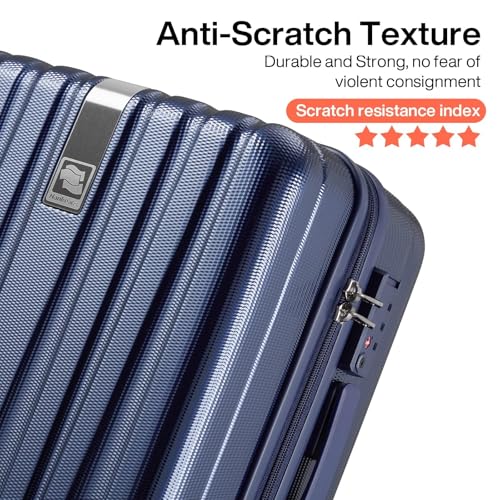 29 Inch Luggage Suitcases With Spinner Wheels Lightweight PC hardside Rolling Suitcase With Travel Lock